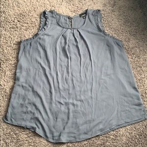 Torrid ruffle sleeveless blouse